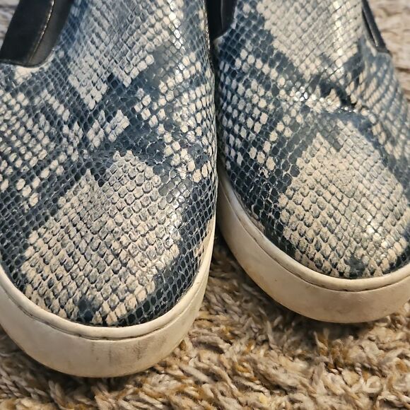 Black and Gray Slip-On Sneakers - Picture 2 of 6